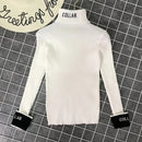 Women's Fashion High Collar Knitting Sweater - Tuzzut.com Qatar Online Shopping
