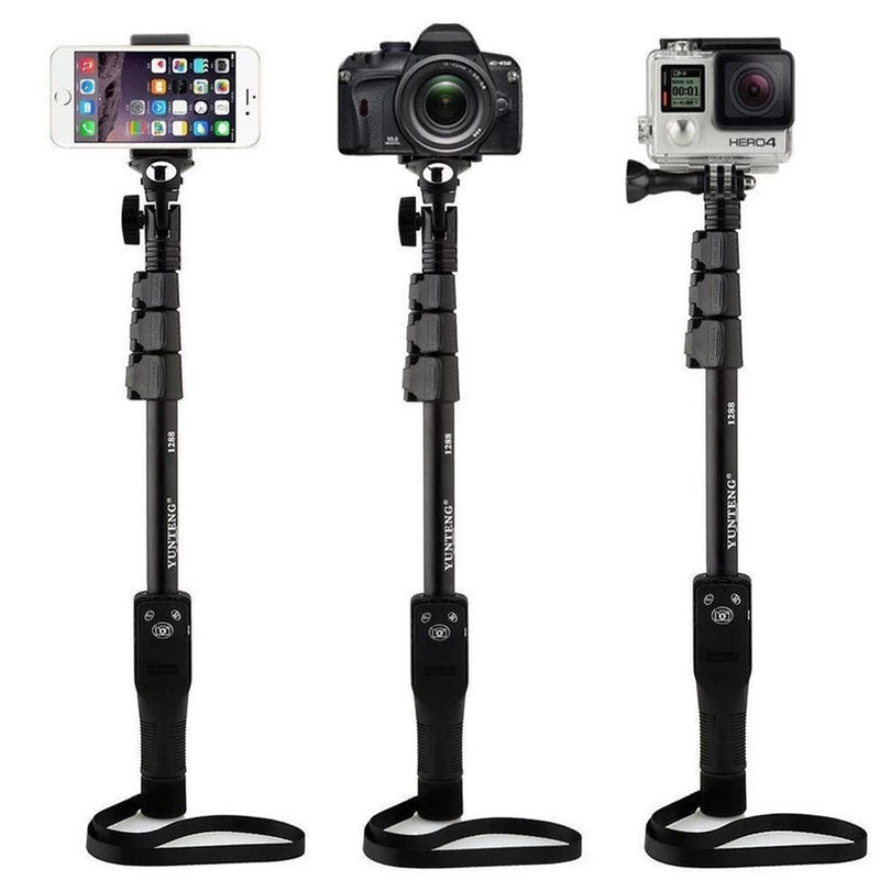 Yunteng Handheld Bluetooth Selfie Stick Monopod Self Pole for Mobile Phones - VT 1288 - Tuzzut.com Qatar Online Shopping