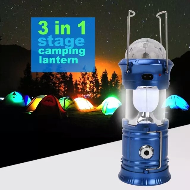 3 in 1 Magic Light - Emergency Light + Camping Lantern + 3 colour Led (Model: HL-5802) - TUZZUT Qatar Online Store