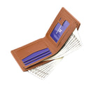 Short Bifold Business Style Man Leather Wallet (3 Pieces) - Tuzzut.com Qatar Online Shopping