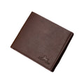 Short Bifold Business Style Man Leather Wallet (3 Pieces) - Tuzzut.com Qatar Online Shopping