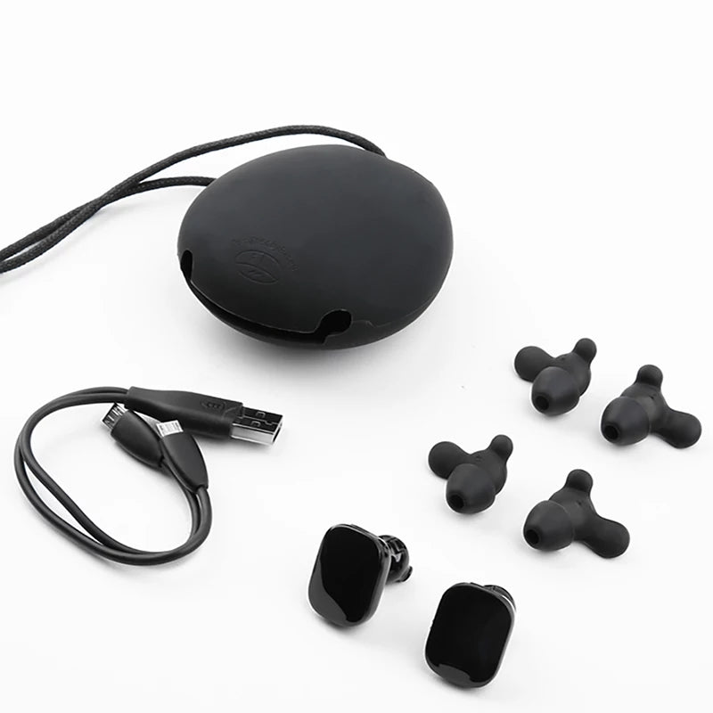 Baseus Encok W02 TWS Mini Earphone With Microphone - Black - Tuzzut.com Qatar Online Shopping
