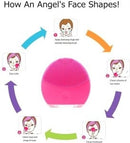 Electric Face Cleanser Vibrate, Waterproof Silicone Brush Massager Facial Skin Care - Tuzzut.com Qatar Online Shopping