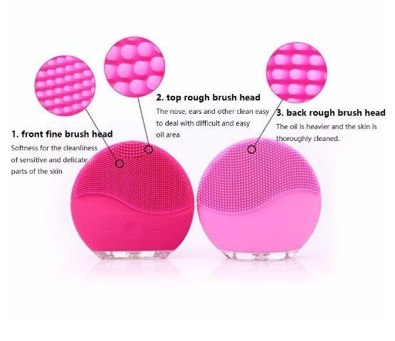 Electric Face Cleanser Vibrate, Waterproof Silicone Brush Massager Facial Skin Care - TUZZUT Qatar Online Store