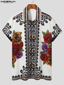 Summer Fashion Trend Printing Shirt for men's Size XL - Tuzzut.com Qatar Online Shopping