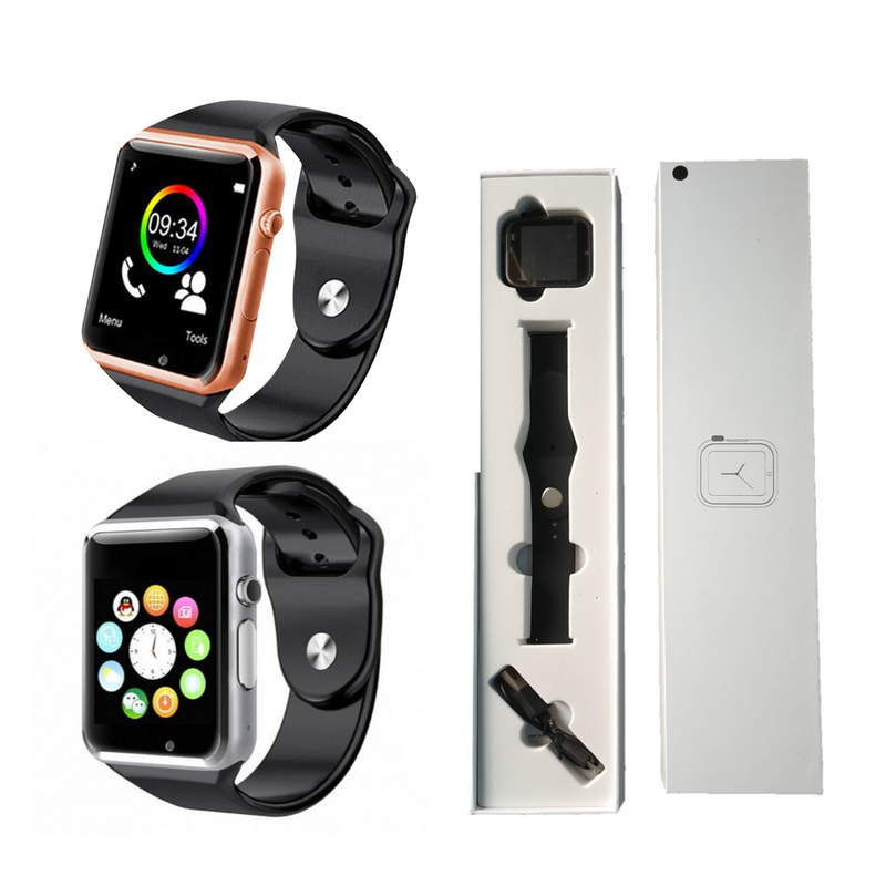 HS Genuine quality latest Bluetooth Smart Watch with Memory and Sim Card Slot - Tuzzut.com Qatar Online Shopping