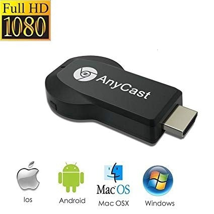 Anycast Wireless WiFi Display Dongle, Wireless HDMI Dongle, 1080P Screen Mirror dongle, Streaming Media Player Airplay Dongle Digital AV to HDMI Connector for iOS/Android/Windows/Projector/TV/MAC OSX - TUZZUT Qatar Online Store