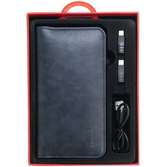 2-in-1 ZHUSE Universal Leather Wallet with 8000mAh Power Bank 2-in-1 ZHUSE Universal Leather Wallet with 8000mAh Power Bank