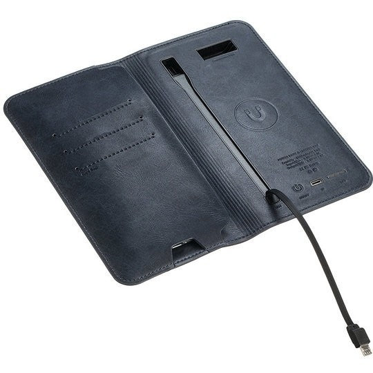2-in-1 ZHUSE Universal Leather Wallet with 8000mAh Power Bank 2-in-1 ZHUSE Universal Leather Wallet with 8000mAh Power Bank