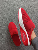 Women's Breathable Lightweight Air Cushion Slip-On Walking Slipper - Tuzzut.com Qatar Online Shopping