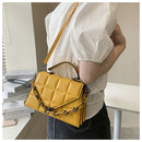 Luxury Women Flap Shoulder Bag with Chain - BT5084 - Tuzzut.com Qatar Online Shopping