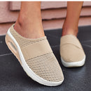 Women's Breathable Lightweight Air Cushion Slip-On Walking Slipper - Tuzzut.com Qatar Online Shopping