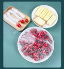 Disposable Plastic Wrap Elastic Food Lid Cap - 50 Pcs Pack - Tuzzut.com Qatar Online Shopping