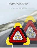 Multifunctional LED Cob Working lamp, Solar Powered Warning Lights Hurry Bolt - HB-7709 - Tuzzut.com Qatar Online Shopping