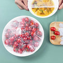 Disposable Plastic Wrap Elastic Food Lid Cap - 50 Pcs Pack - Tuzzut.com Qatar Online Shopping