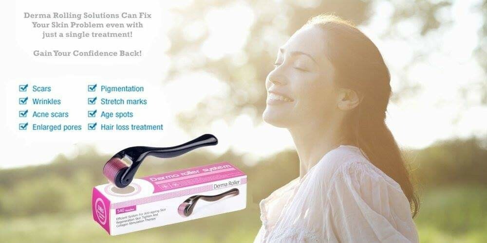 Derma Roller with 540 Stainless Alloy Needles Derma Roller with 540 Stainless Alloy Needles