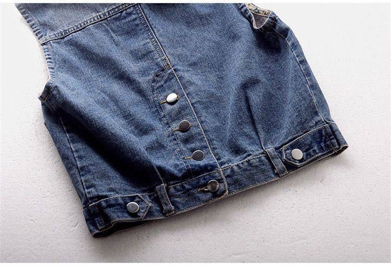 Women's Fashion Sleeveless Denim Jacket Cowboy Coats Soft Hooded Warm Outwear Women's Fashion Sleeveless Denim Jacket Cowboy Coats Soft Hooded Warm Outwear