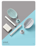 Leaf-Shape Self Draining Soap Dish Holder - Tuzzut.com Qatar Online Shopping