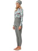 Women's Burkini Modest Swimsuit Set - Grey - Tuzzut.com Qatar Online Shopping