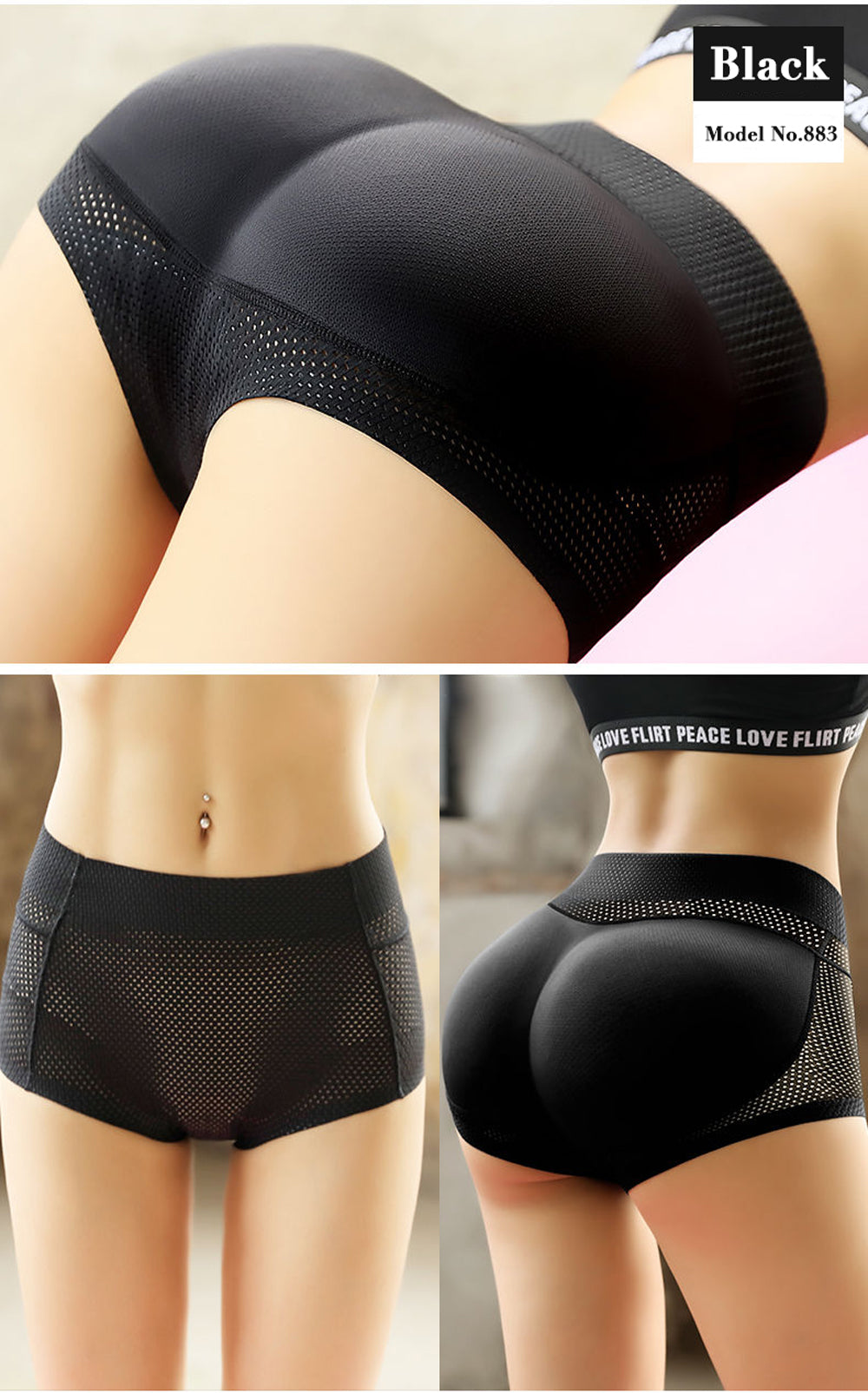 Buy La Reve Butt Lifter Padded Panty Enhancing Body Shaper for Women  Seamless, Small, Black Online at desertcartSeychelles