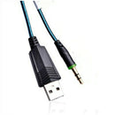 KOTION EACH G2000 Pro Gaming Headset with Mic Over-Ear Led Stereo Music Gaming Headphones Earphone for PS4, New Xbox One, Laptop Tablet Game - Blue-Black - Tuzzut.com Qatar Online Shopping