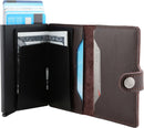 Bitza Ultra Slim Genuine Leather Card Holder Wallet with RFID Protection - Tuzzut.com Qatar Online Shopping