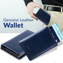 Bitza Ultra Slim Genuine Leather Card Holder Wallet with RFID Protection - Tuzzut.com Qatar Online Shopping