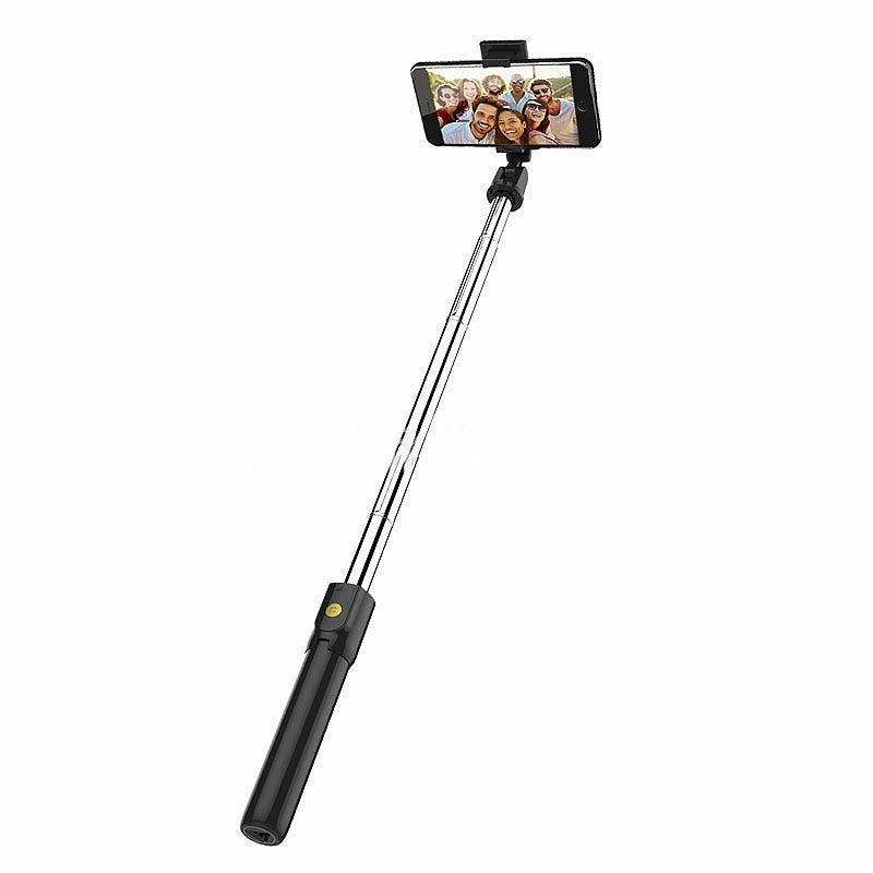 K07 Mobile Phone Bluetooth Extendable Selfie Stick with Tripod integrated and Wireless Shutter Remote - Tuzzut.com Qatar Online Shopping