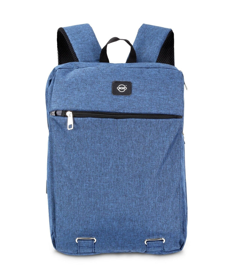 OKKO Casual Backpack with USB port - 16 Inch (Blue) - Tuzzut.com Qatar Online Shopping