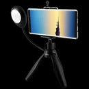 Earldom (ET-ZP15) 360 Degree Rotate Mini Smartphone Tripod with Selfie Lamp - Tuzzut.com Qatar Online Shopping