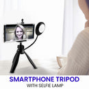 Earldom (ET-ZP15) 360 Degree Rotate Mini Smartphone Tripod with Selfie Lamp - Tuzzut.com Qatar Online Shopping