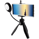 Earldom (ET-ZP15) 360 Degree Rotate Mini Smartphone Tripod with Selfie Lamp - Tuzzut.com Qatar Online Shopping