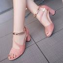 Women's High Heel Sandals Peep Toe Shoes - A21 - Tuzzut.com Qatar Online Shopping