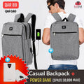 2 in 1 Bundle Offer OKKO Casual Backpack and Spass 30000 mah Power Bank - TUZZUT Qatar Online Store