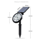 9 LED Spotlight Outdoor Solar Lawn Light Waterproof For Home/Garden/Wedding - Tuzzut.com Qatar Online Shopping