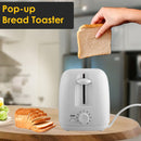 Olympia 2 Slices Plastic Toaster - OE-506 - White - Tuzzut.com Qatar Online Shopping