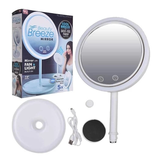 Beauty Breeze Mirror - 3 In 1 Ventilated Mirror - Tuzzut.com Qatar Online Shopping