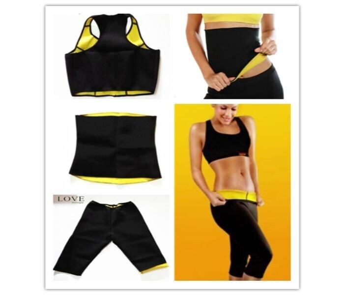 3 in 1 Body Shaper Weight Loss Suit, Black 3 in 1 Body Shaper Weight Loss Suit, Black