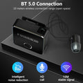 Fineblue F1 Bluetooth 5.0 Headphones Clip-on Wireless Headphone Cable Retractable Earphone Music Headsets Vibration Alert Hands-free with Mic Multi-point Connection - Tuzzut.com Qatar Online 