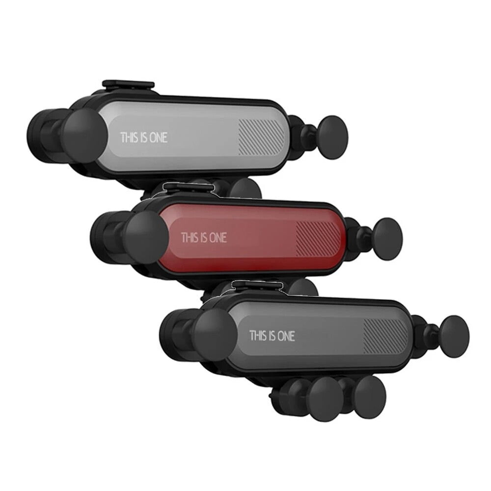 GravitySmart© Mini Car Phone Holder Air Vent Gravity Linkage Mount Bracket for Mobile Phones GravitySmart© Mini Car Phone Holder Air Vent Gravity Linkage Mount Bracket for Mobile Phones