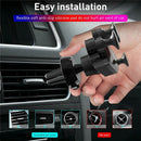 GravitySmart© Mini Car Phone Holder Air Vent Gravity Linkage Mount Bracket for Mobile Phones - Tuzzut.com Qatar Online Shopping