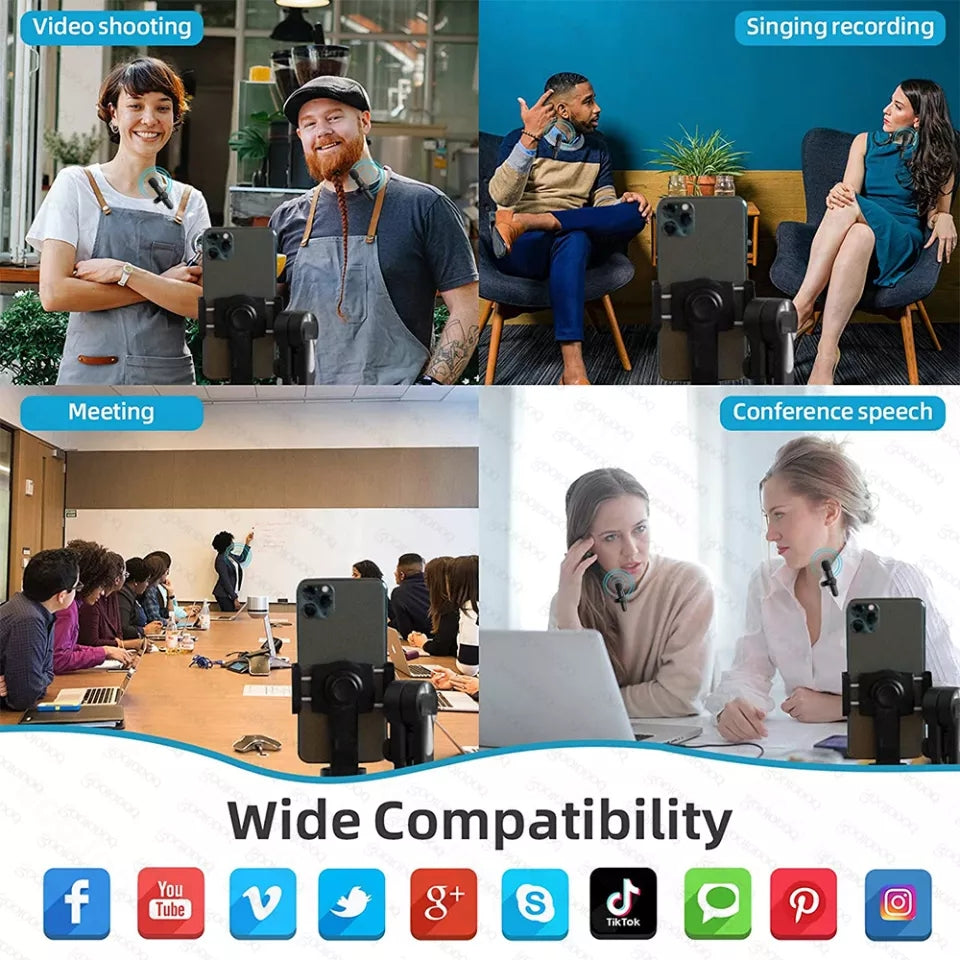Wireless Lavalier Dual Microphone Wireless Lavalier Dual Microphone
