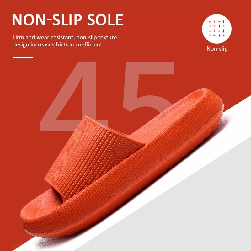 Home Slippers Thick Platform Anti-Slip Slides Sandals for Men & Women Home Slippers Thick Platform Anti-Slip Slides Sandals for Men & Women