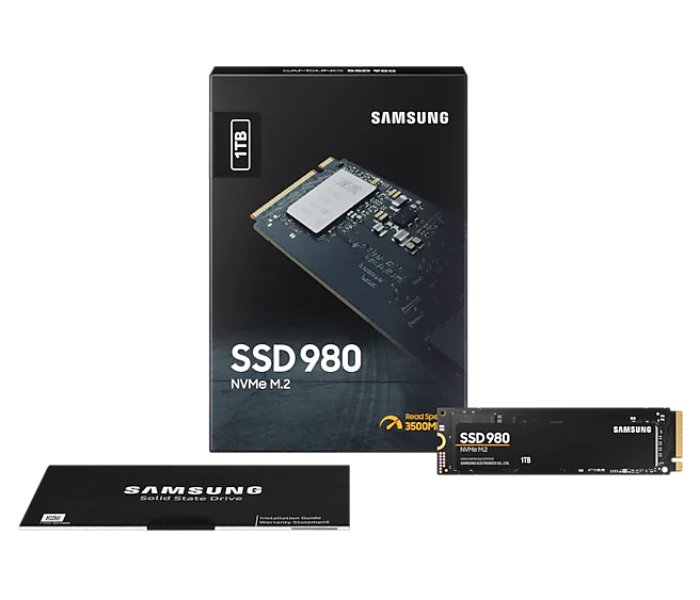Samsung MZ-V8V1T0BW 980 1 TB PCIe 3.0 NVMe M.2 Internal Solid State Drive SSD - Tuzzut.com Qatar Online Shopping