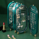Foldable Luxury Jewelry Storage Box with Mirror - Tuzzut.com Qatar Online Shopping