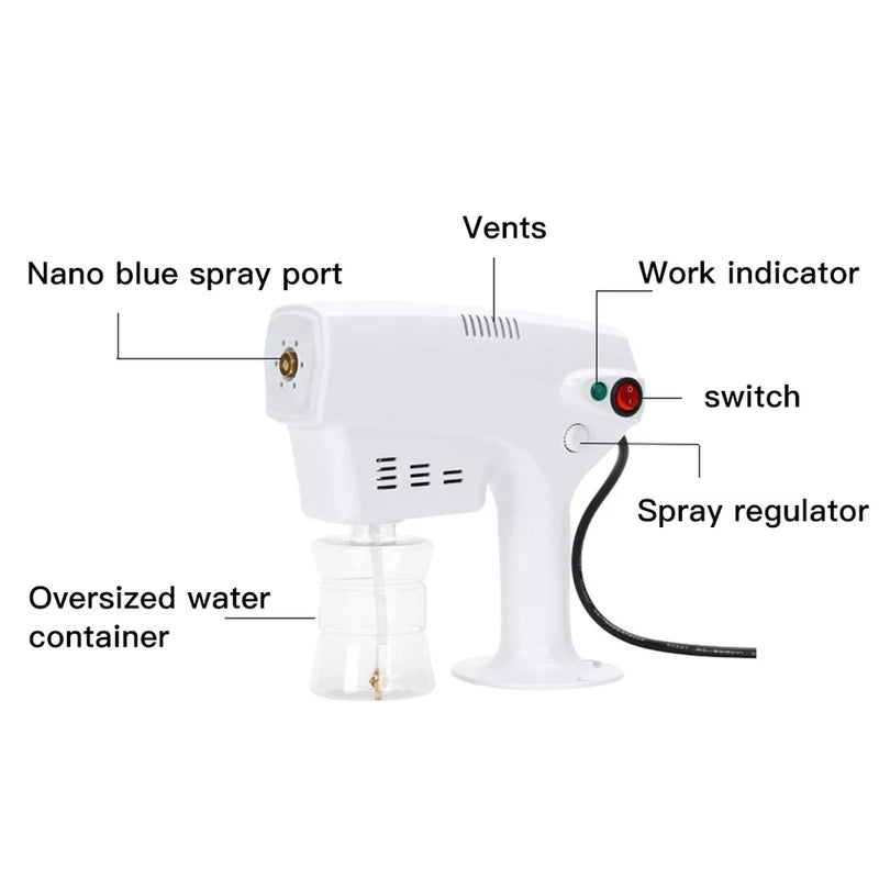 Nano Disinfectant Sanitizing Spray Gun Machine - Tuzzut.com Qatar Online Shopping