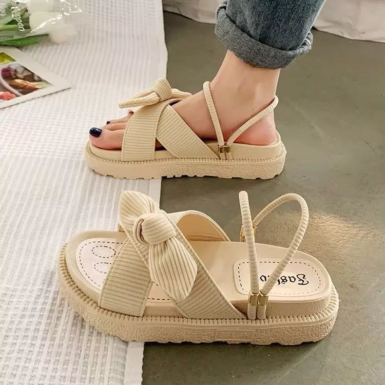 Fairy Style Thick Soled Slippers Women's Sandals - Tuzzut.com Qatar Online Shopping