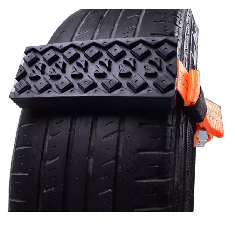 2PCS Car Tire Anti-Skid Traction Blocks Snow Mud Sand Traction Mats for SUV Sedan 2PCS Car Tire Anti-Skid Traction Blocks Snow Mud Sand Traction Mats for SUV Sedan