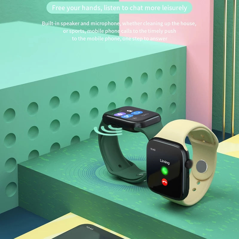 Smart Wristband BT Call Music Play Dynamic Heart Rate Blood Pressure Measurement Smartwatch C1 - Tuzzut.com Qatar Online Shopping