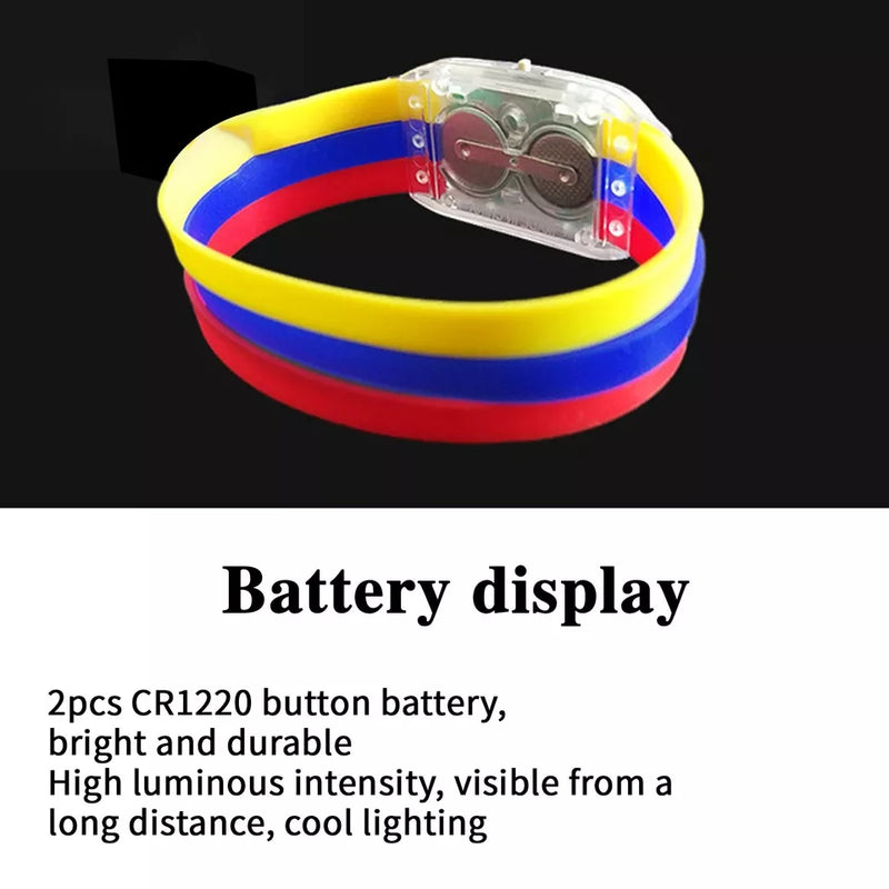 Country Flag LED Glow Bracelet - Tuzzut.com Qatar Online Shopping